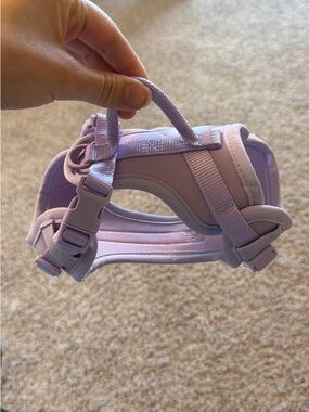 Lilac Padded Dog Harness with Handle